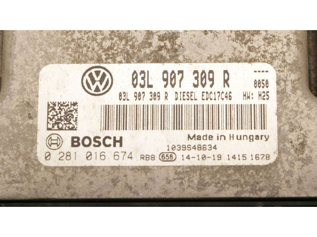 Řídící jednotka 03L907309R, 0281016674 Volkswagen Caddy 2014