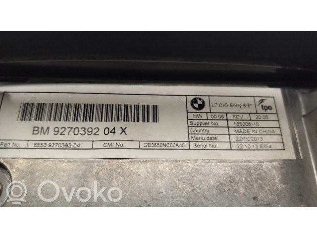 Дисплей 9270392 BMW 1 F20 F21