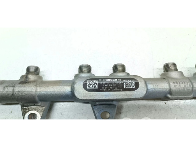 Vstřikovací lišta 0445214315, 8514154 BMW 1 F20 F21 pro naftový motor 2.0 B47D20