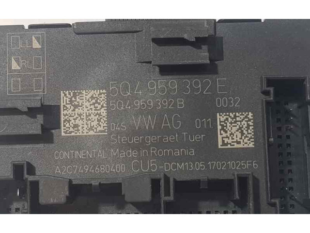 Блок комфорта 5Q4959392E, A2C7494680400 Volkswagen Golf Sportsvan