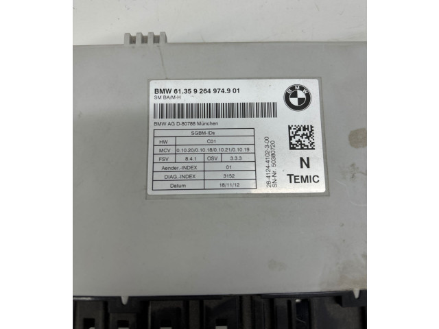 Модуль управления сидением  9264974   BMW X5 E70 