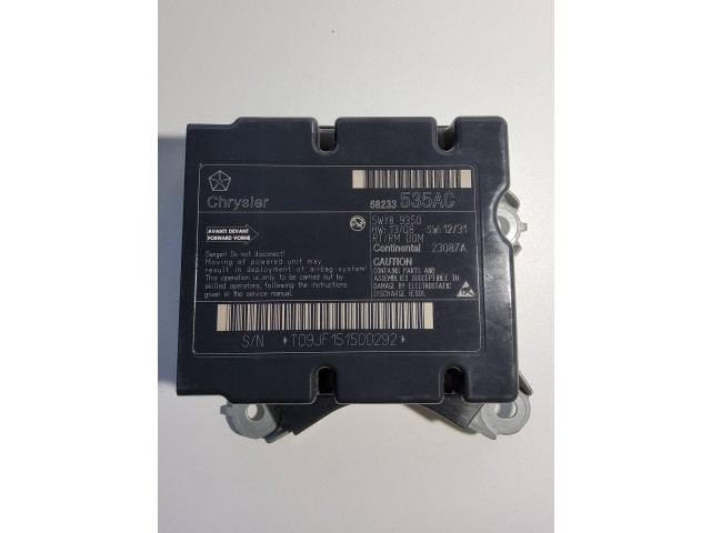 Блок подушек безопасности 68233535AC, 5WY89350   Chrysler Town & Country V