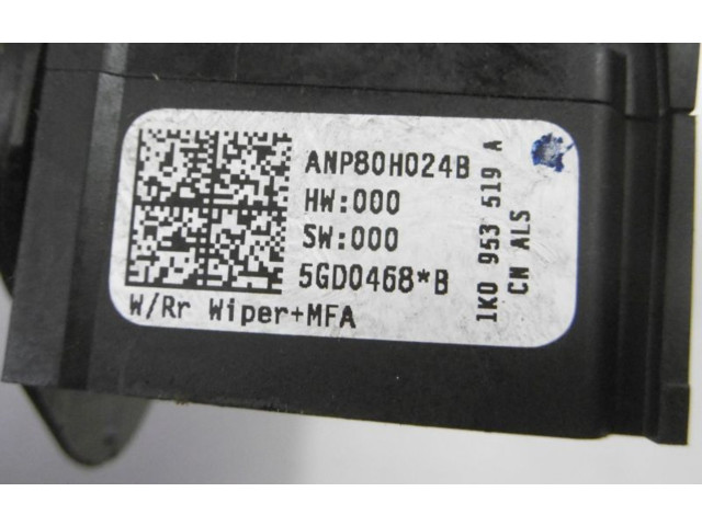 Переключатель дворников 1K0953519A, 1K0953519A   Volkswagen Cross Touran I