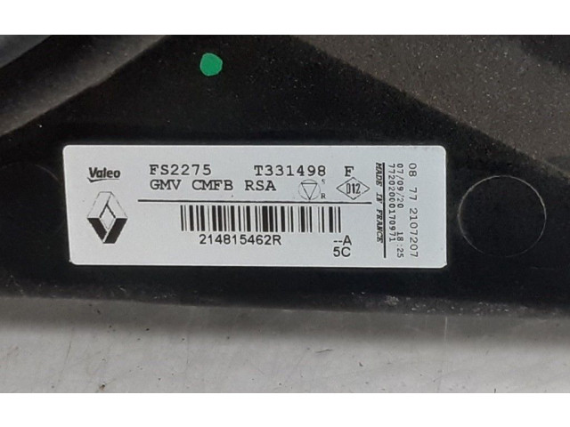 Комплект вентиляторов 214815462R, 255503792R Renault Clio V