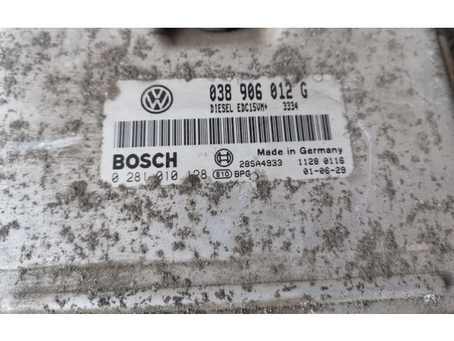 Блок управления двигателя 038906012G, 0281010128 Skoda Octavia Mk1 (1U)