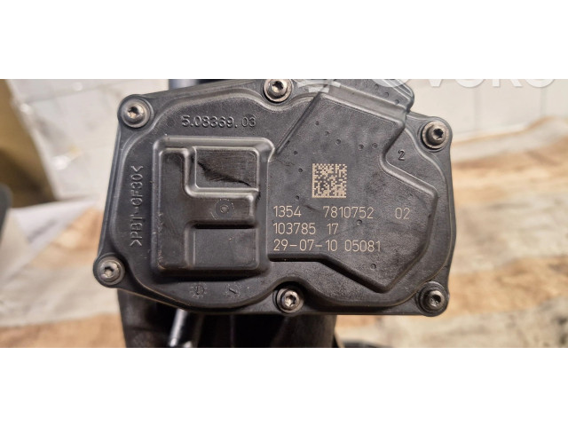 Дроссельная заслонка 10378517, 50836903   BMW 5 F10 F11    