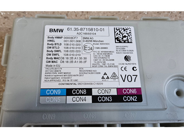 Комплект блоков управления 9453517, 8715810 BMW X3 G01