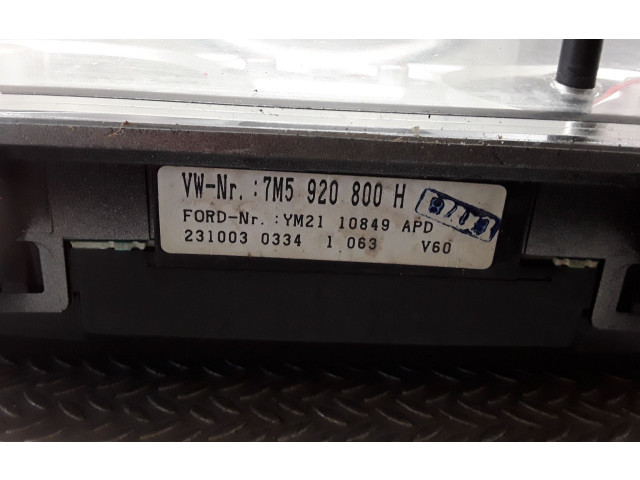 Панель приборов 7M5920800H, YM2110849APD Ford Galaxy
