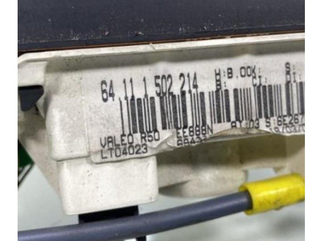 Блок управления климат-контролем    Mini One  Cooper R50  53