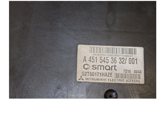 Блок управления коробкой передач A4515453632001, G2T60171HAZE Smart ForTwo II
