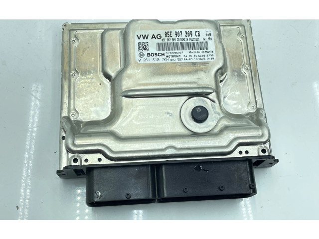 Блок управления двигателя 05E907309CB, 0261S10744 Volkswagen Touran III