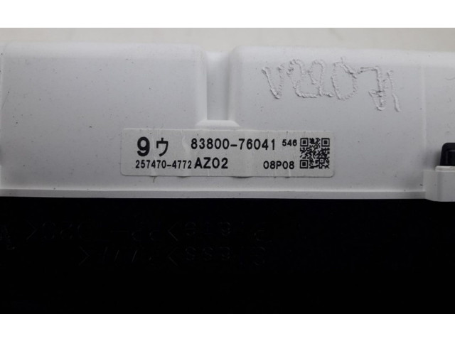 Přístrojová deska Lexus CT 200H 2013 8380076041, 8380076041