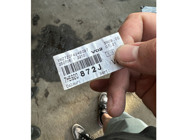 Přístrojová deska Volkswagen Multivan T5 2005 7H5920872J, 25070612210