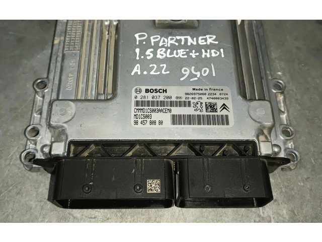 Řídící jednotka 9845780880 Peugeot Partner 2022