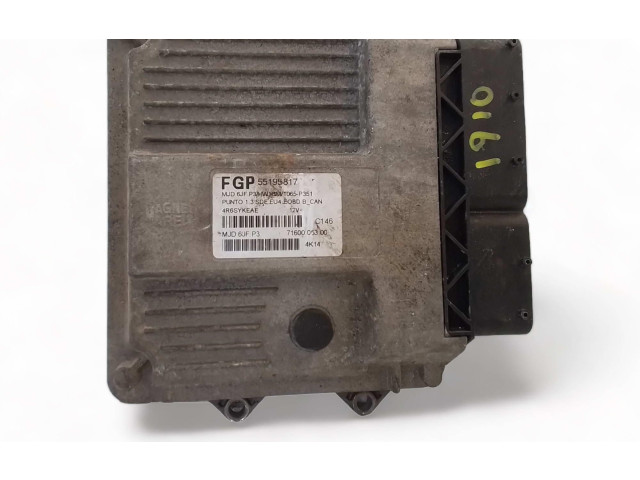 Řídící jednotka 55195817-MJD6JF.P3, 188A9000 Fiat Punto (188) 2003