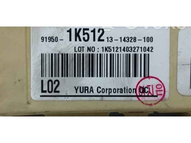 Pojistková skříňka Řídící jednotka BSM 919501K512, 919501K512 Hyundai ix20 2014