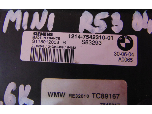 Řídící jednotka 7542310 Mini One - Cooper R50 - 53 2002