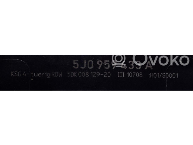 Блок комфорта 5J0959433A, 5J0959433A   Skoda Fabia Mk2 (5J)   