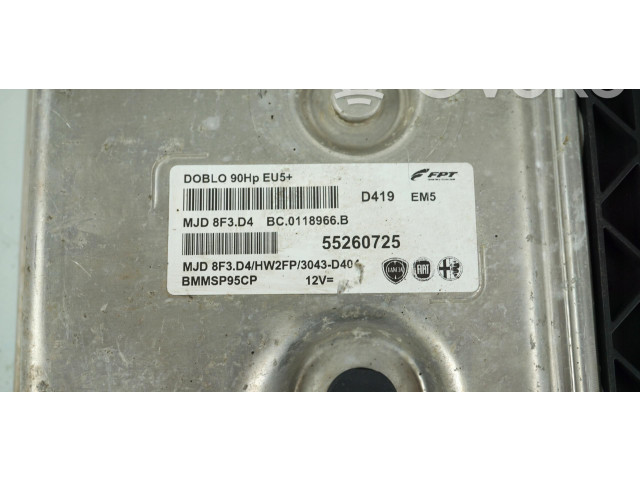 Блок управления двигателем Блок управления 55260725   Opel Combo D