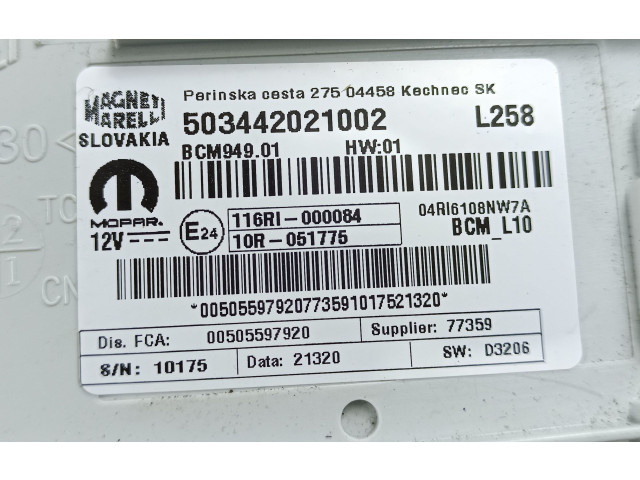 Pojistková skříňka 503442021002 Alfa Romeo Stelvio 2021