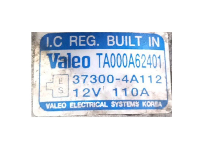 Генератор 373004A112   KIA Sorento      