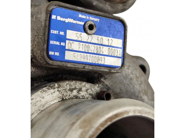 Turbodmychadlo Турбина 55225012, 54431015186 Fiat Doblo 263A1.000