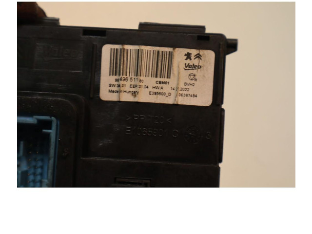 Блок управления кондиционером 9849651180    Peugeot Partner III  9HP 