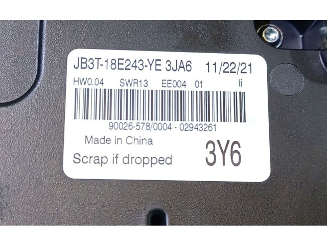 Блок управления климат-контролем JB3T18E243YE3JA6, 900265780004 Ford Ranger