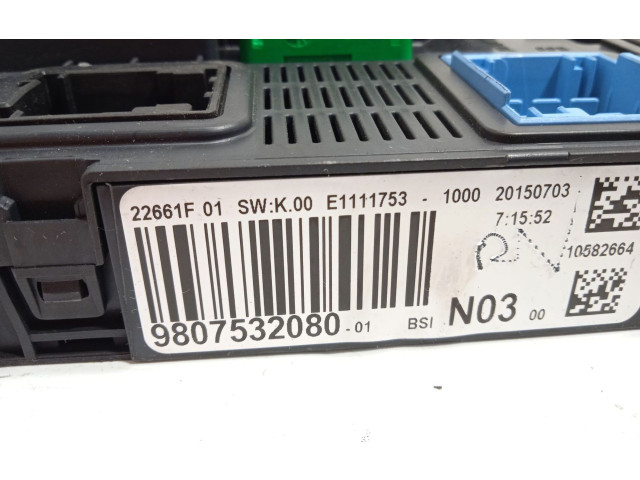 Модуль управления BSM 9807532080, 1611785780 Peugeot 2008 I для двигателя HNZ