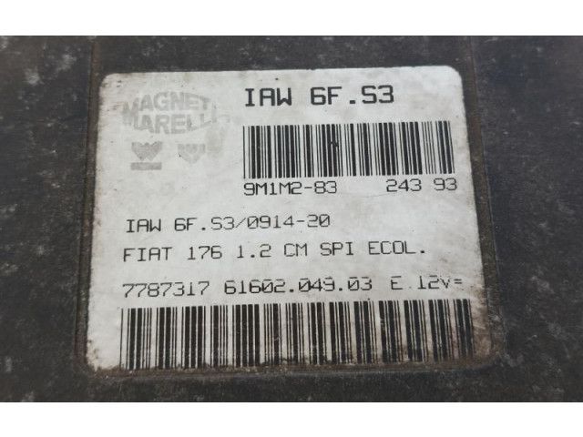 Řídící jednotka IAW6FS3   Fiat Punto (176) 1993