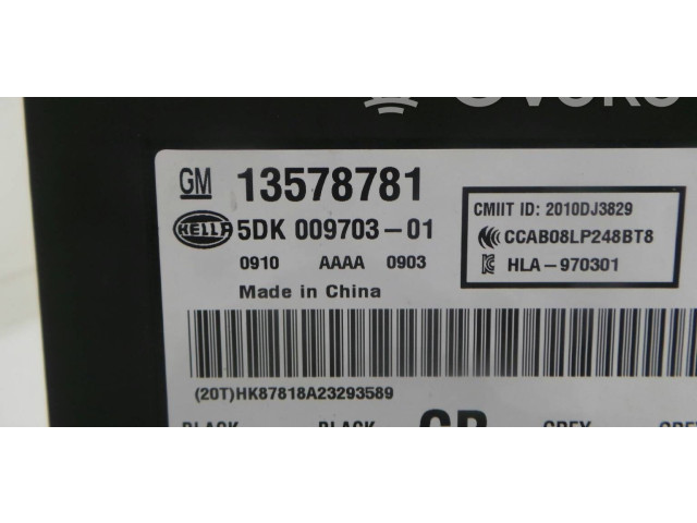 Блок управления 13578781, 009703-01   Chevrolet Cruze