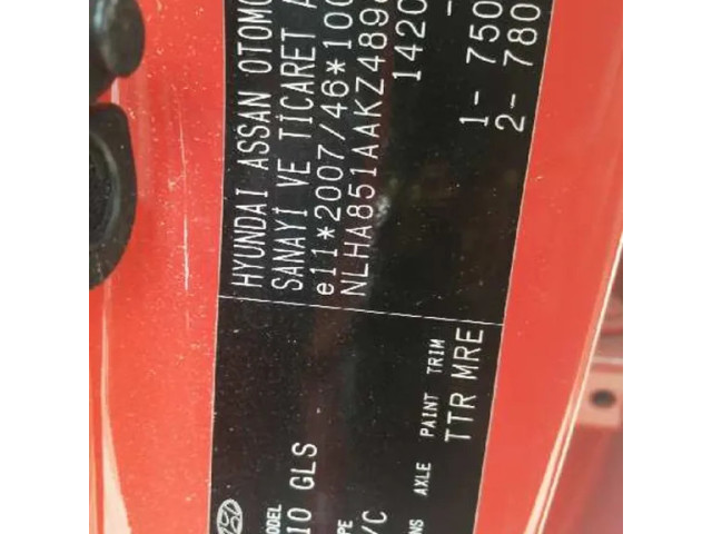 Подушка безопасности водителя 93490A4110 Hyundai i10