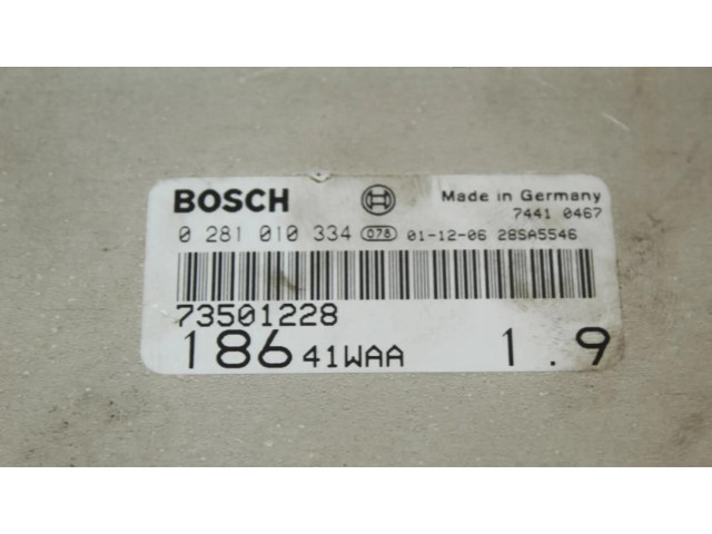 Řídící jednotka 0281010334 Fiat Multipla 1998