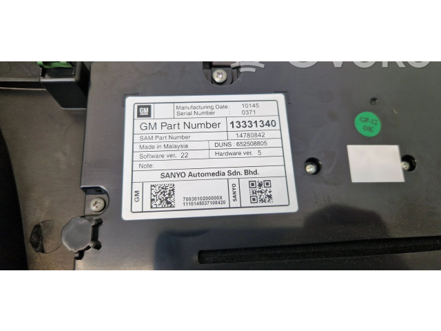 Блок управления климат-контролем 13331340   Saab 9-5