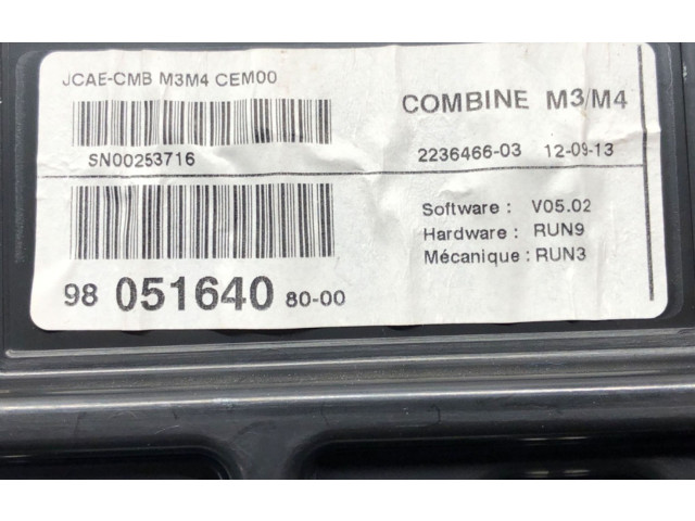 Спидометр (приборный щиток) 9805164080    Citroen C-Elysée 2012 -  года