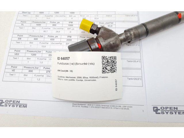 Форсунка 338002A900, 0445110320    KIA Ceed   