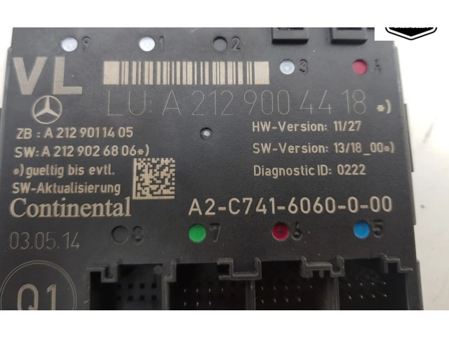 Блок управления центрального замка A2129004418, A2129001529 Mercedes-Benz GLK (X204)