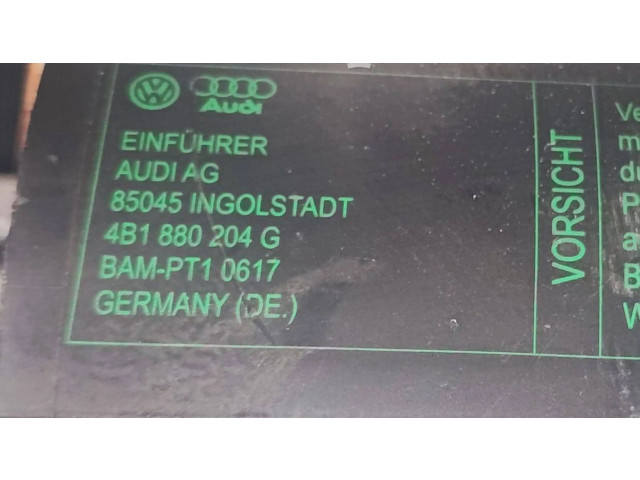 Подушка безопасности пассажира 4B1880204G, BAMPT10617 Audi A6 S6 C5 4B