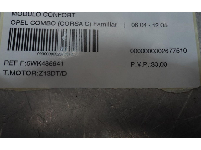 Блок комфорта 5WK486641   Opel Combo C   