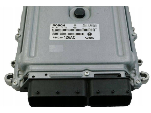 Блок управления двигателем Блок управления 0281014758, P68030126AC   Jeep Cherokee