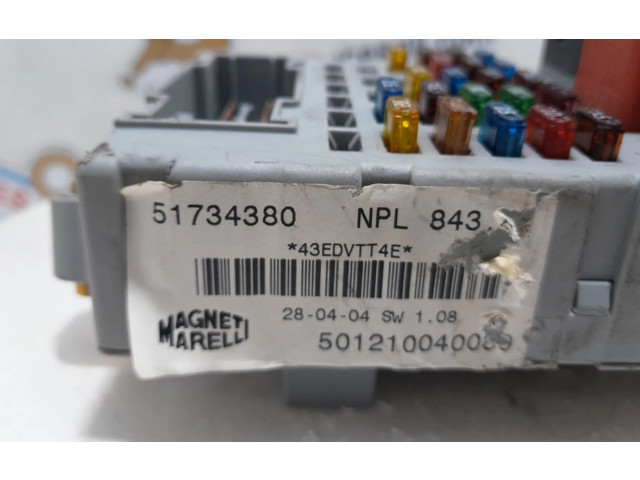Блок предохранителей 51733919CPL, 168592   Lancia Ypsilon    