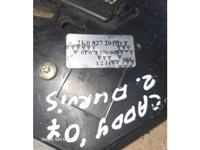 Zámek zadních dveří 2K0827201L, 0107237000A Volkswagen Caddy 2009