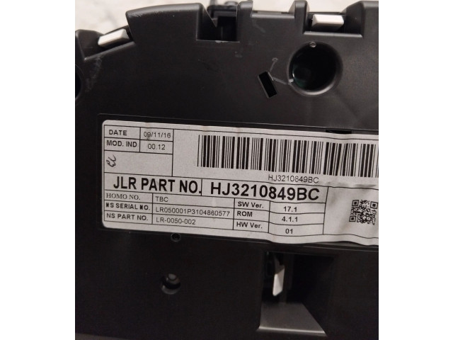 Панель приборов HJ3210849BC, LR0050002 Land Rover Range Rover Evoque L538