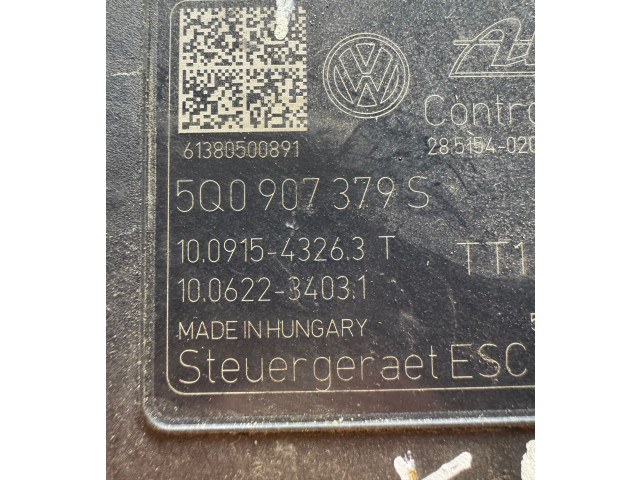 Блок АБС 5Q0907379S, 10062234031 Volkswagen Golf VII 2013 - 2019 года