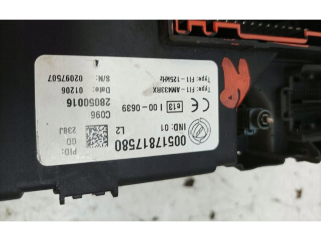 Модуль управления BSM 00517817580 Fiat Grande Punto