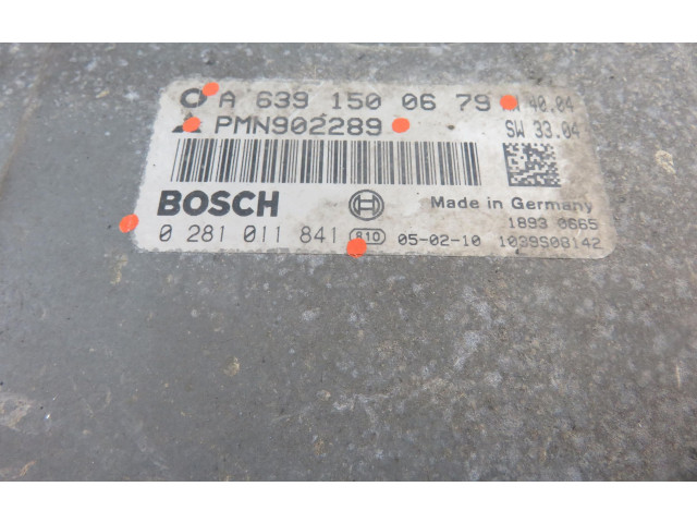 Блок управления двигателя A6391500679, 0281011841   Mitsubishi Colt    