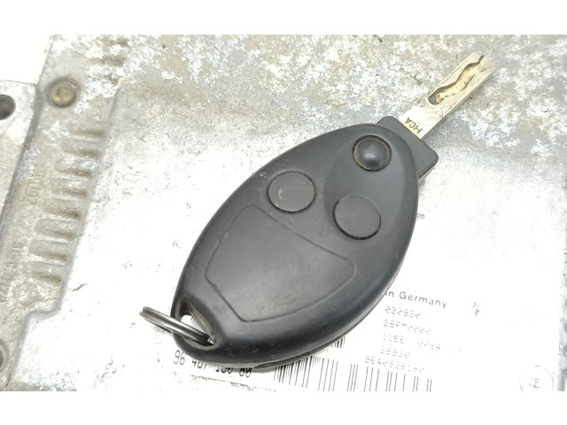 Комплект блоков управления 0281011031, 9646719080   Lancia Phedra