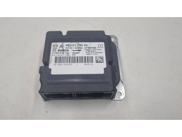 Блок подушек безопасности 9808309280, 0285012193 Peugeot 2008 I