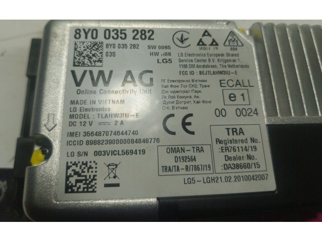 Блок управления 8Y0035282B, 8Y0035282   Audi A3 8Y