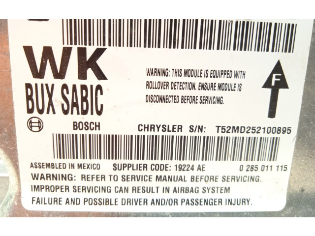 Блок подушек безопасности 68025654AJ, K68025654AJ Jeep Grand Cherokee
